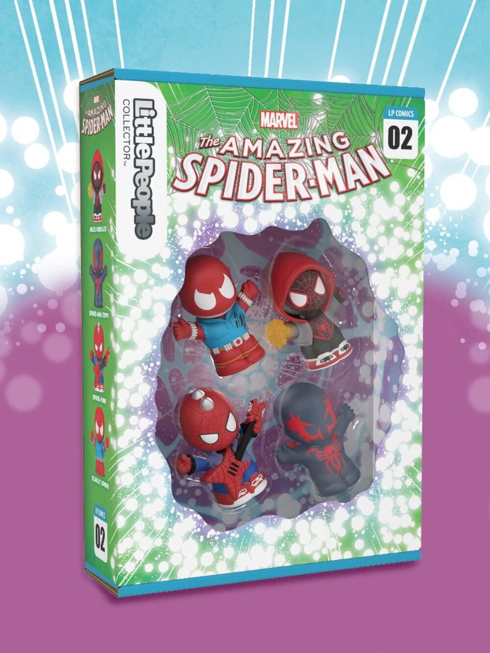 Sets 1 & 2 FACTORY SEALED Fisher Price Little People Collector Spider Man